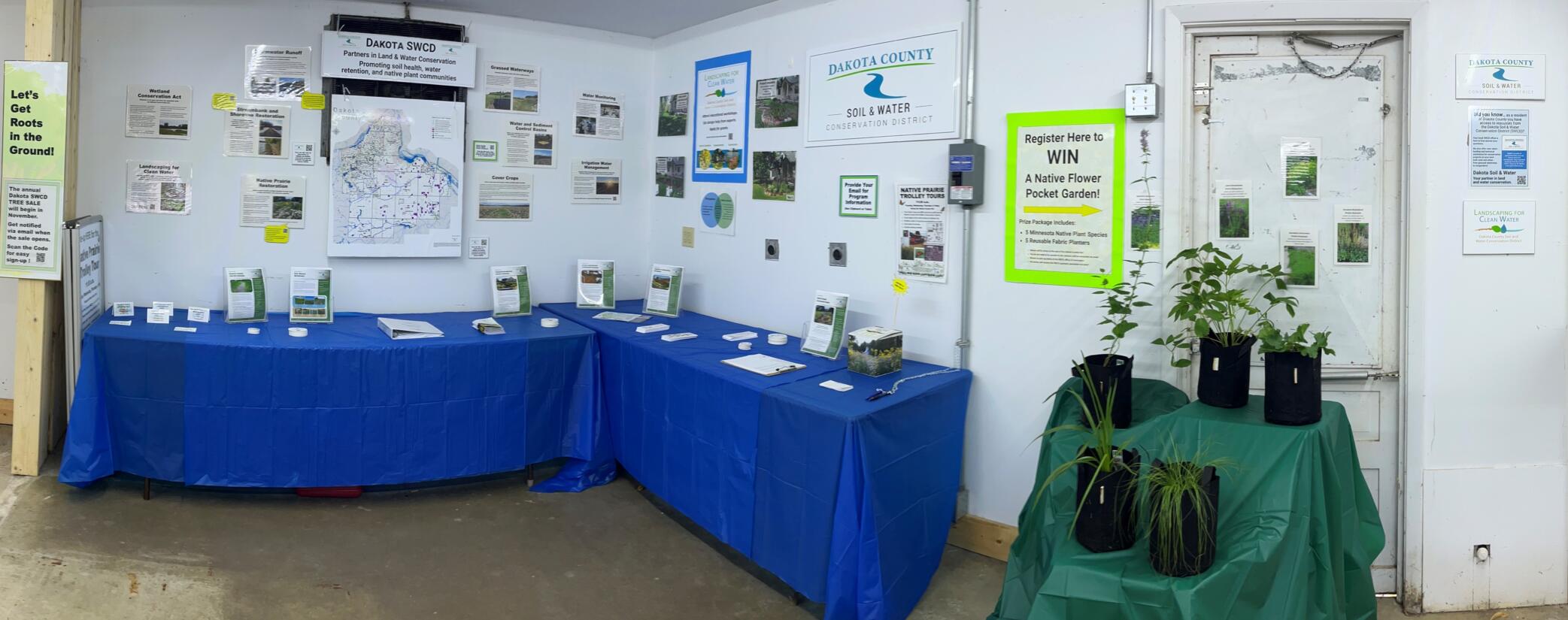 SWCD booth at the fair.